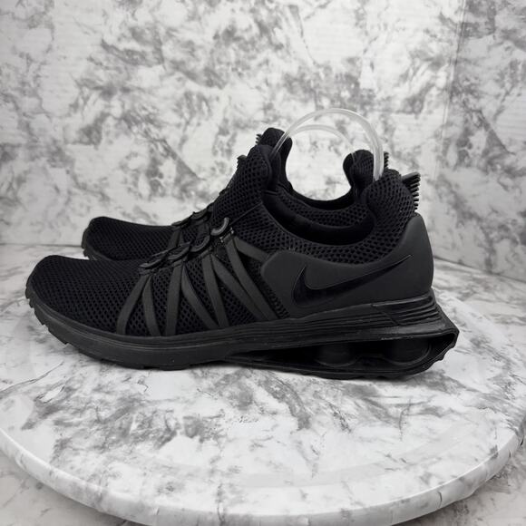 Nike Shox Gravity Sneaker Shoes Mens Size 12 Black/Black Running Basketball - Picture 3 of 8